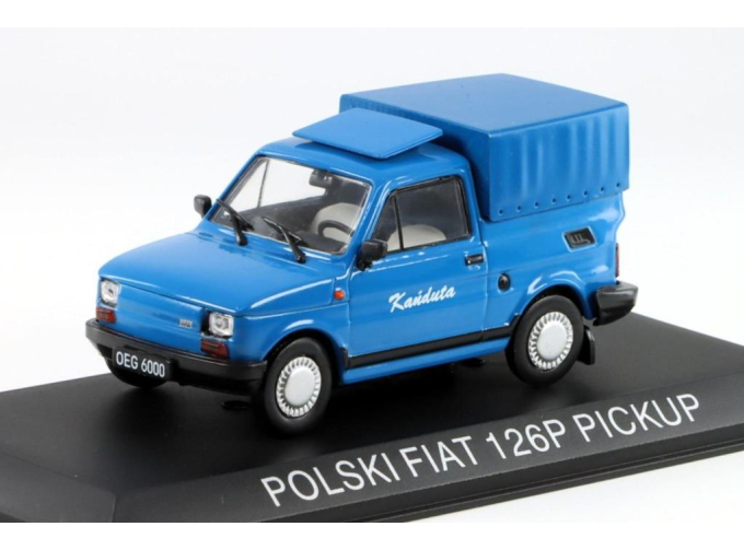Polski FIAT 126P Pick-up , blue