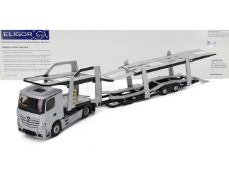 MERCEDES-BENZ Actros 5 1845 Truck Car Transporter (2020) - Exclusive Carmodel - Cars Not Included, Grey Met