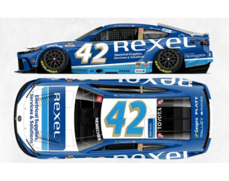 Toyota Camry XSE #42 John Hunter Nemechek *Rexel*, blue/white 2026
