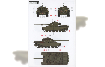 Сборная модель Centurion Tank Mk.5/1-4.RTR Deluxe