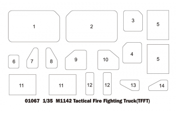 Сборная модель M1142 Tactical Fire Fighting Truck (TFFT)