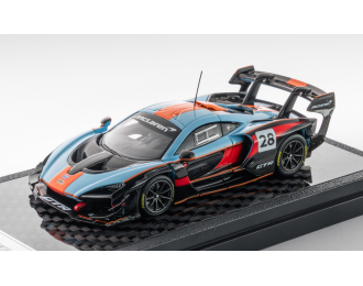 McLAREN SENNA GTR №28 Gulf Racing (2021), black/red/blue
