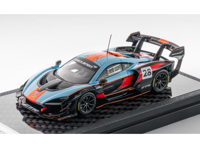 McLAREN SENNA GTR №28 Gulf Racing (2021), black/red/blue
