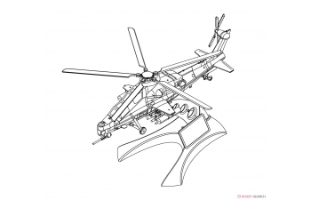 Сборная модель Вертолет WZ-10 Thunderbolt