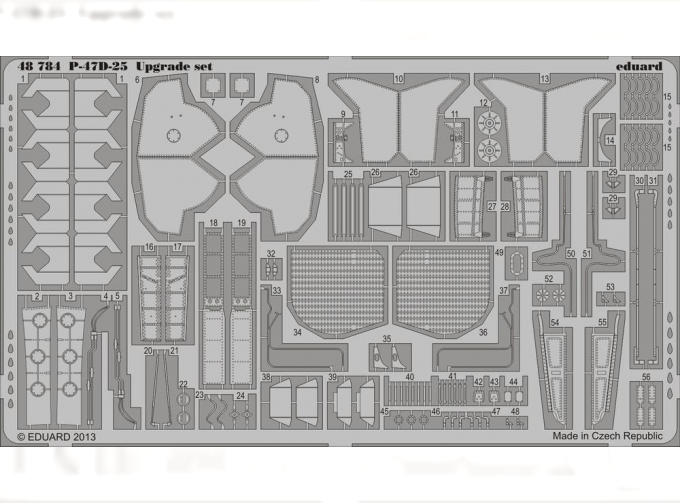 Фототравление P-47D-25 upgrade set