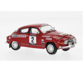 SAAB 96 V4 #2 S.Blomqvist/A.Hertz, RAC Rally (1971), red