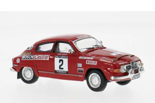 SAAB 96 V4 #2 S.Blomqvist/A.Hertz, RAC Rally (1971), red