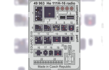 Полный набор фототравления для He 111H-16