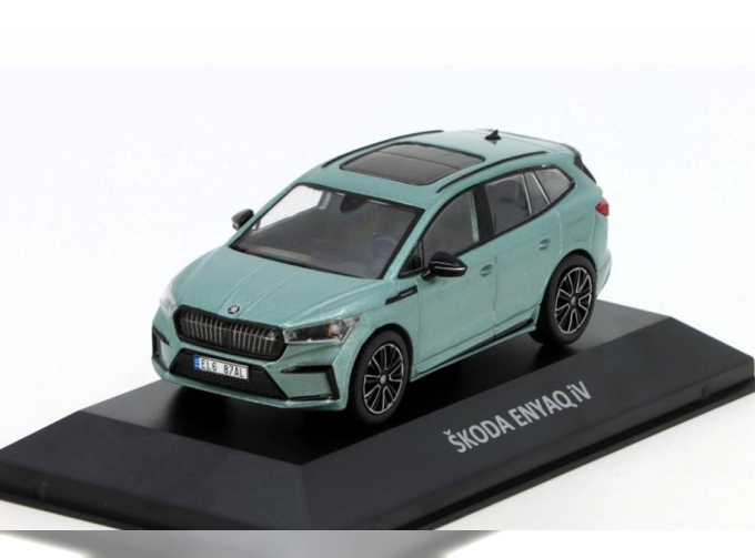SKODA Enyaq iV (2020) - Kaleidoskop slavných vozů #108 , green
