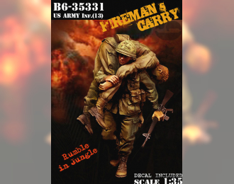 US Army Inf.(13) Fireman's Carry / Пехота армии США (13) Переноска пожарного