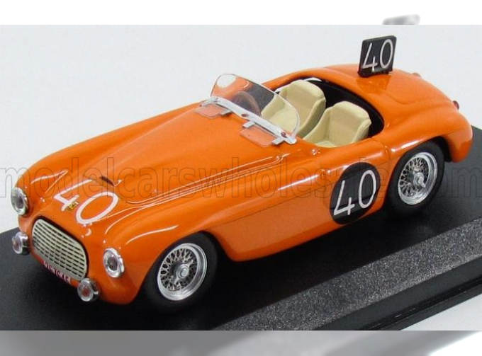 FERRARI 166mm Barchetta Spider №40 Spa (1949) Roosdorp - De Ridder, Orange