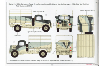 Сборная модель WWII British Army Closed Cab 30-cwt 4x2 GS Truck