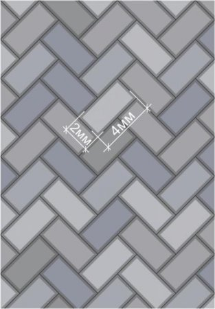 Текстура серой брусчатки для макетов