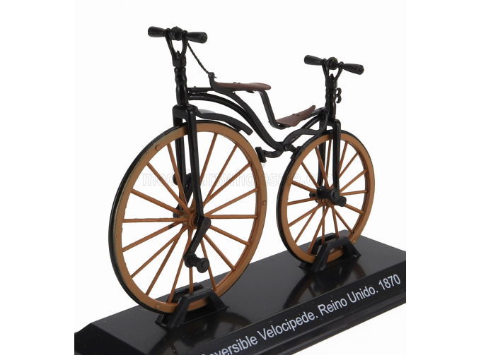 Велосипед Reversible Velocipede Reino Unido Bicycle (1870), черно-коричневый