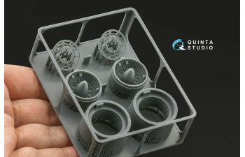 Сопла для включенных двигателей для Суххой-30СМ (Звезда) (работающие двигатели)