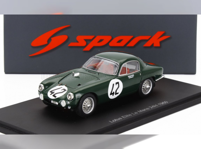 LOTUS Elite Coventry Climax 1216cc S4 Team Lotus Engineerig №42 24h Le Mans (1960) David Buxton - Bill Allen, Green