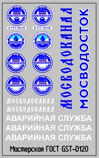Набор декалей Аварийные службы
