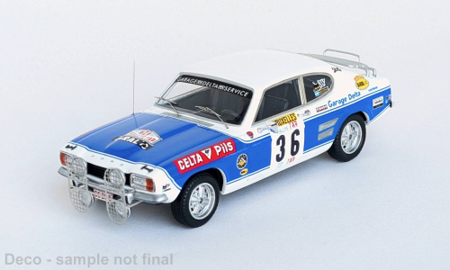 FORD Capri Rally Tap #36 R.Blomme/A.Gianfaldone (1972), blue/white