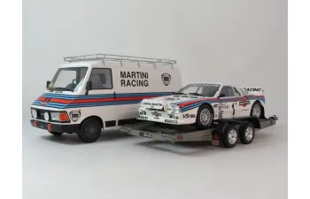 LANCIA 037 Rally & FIAT 242 + Trailer (1983)