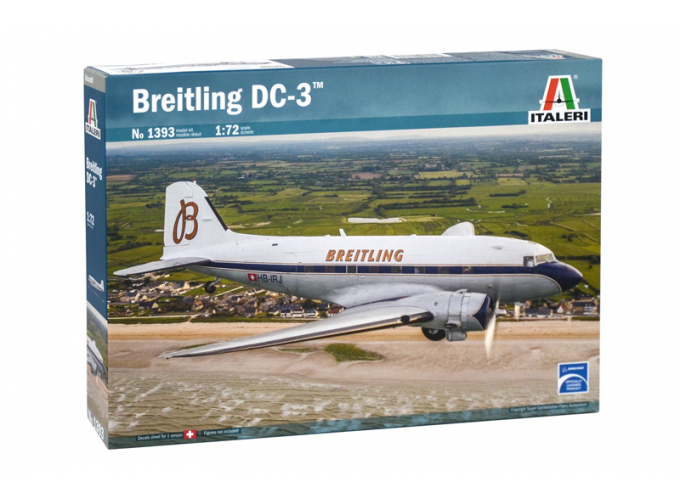 Сборная модель Самолет DC-3 BREITLING