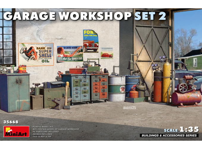 Сборная модель Гаражная мастерская / Garage Workshop Set 2