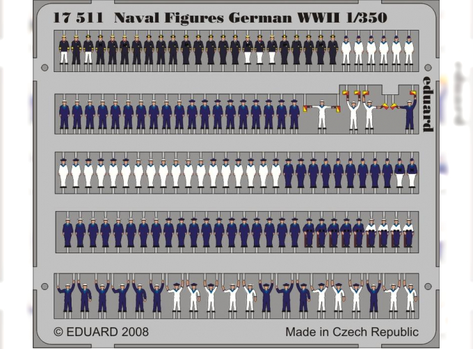 Фототравление для Naval Figures German WWII