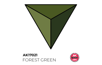 Краска акриловая QUICK GEN - Лесной зелёный / FOREST GREEN, 18мл