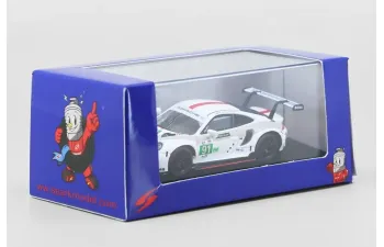 PORSCHE 911 991-2 Rsr-19 4.2l Team Porsche Gt №91 Winner Lmgte Pro Class 24h Le Mans (2022) Gianmaria Bruni - Richard Lietz - Frederic Makowiecki, White Grey Red