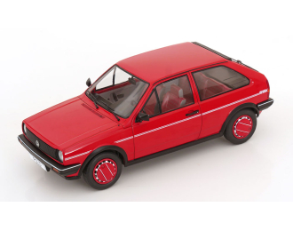 VOLKSWAGEN Polo II Coupe Fox (1985), red