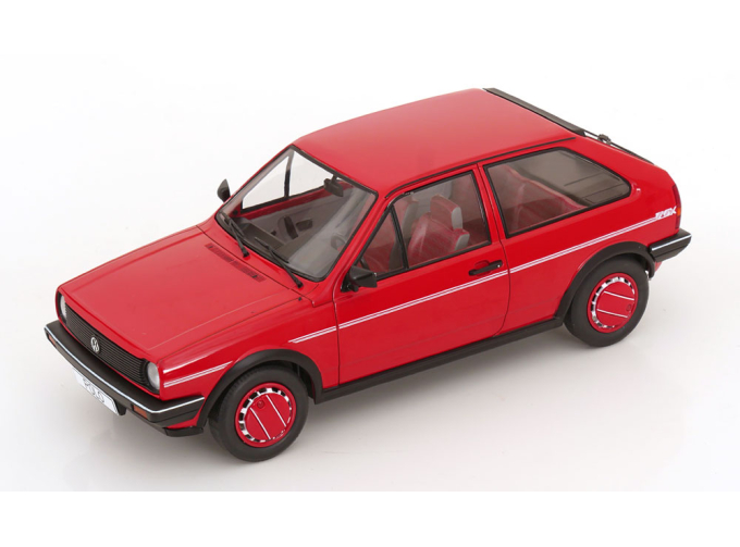 VOLKSWAGEN Polo II Coupe Fox (1985), red