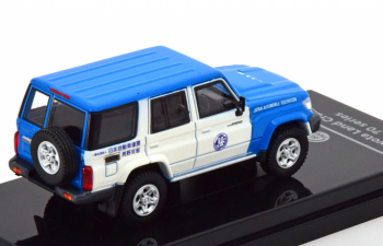 TOYOTA Land Cruiser 76 Jaf Japan Automobile Federation (2017), Blue White