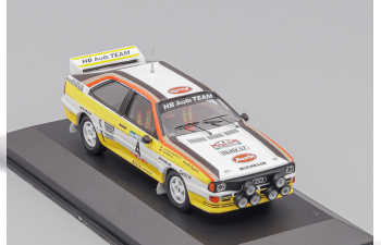 AUDI Quattro A2 Team Audi Sport Hb (night Version) N4 Rally Portugal (1984) W.Rohrl - C.Geistdorfer, White Yellow