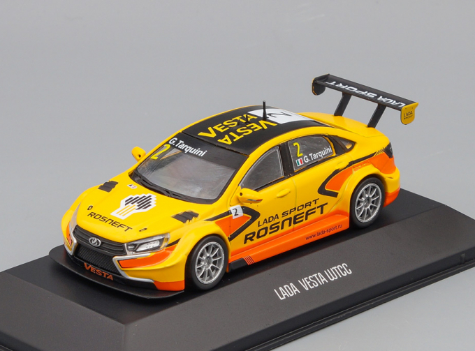 LADA Vesta WTCC, Автолегенды Новая эпоха 17, yellow / orange