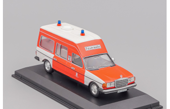 MERCEDES-BENZ W123 300 D Ambulance Hamburg, red / white