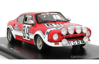 SKODA 200rs №89 (night Version) Winner Rally Sumava (1975) J.sedivy - J.janecek, Red White