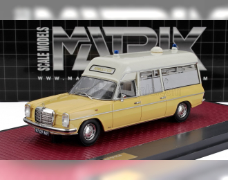MERCEDES-BENZ W114 Estate Dedemsvaar Ambulance (1971), Cream White
