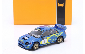 SUBARU Impreza S7 Wrc '01 N6 Rally Great Britain (2001) P.Solberg - P.Mills, Blue Yellow