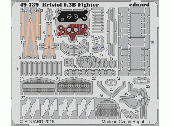 Фототравление Bristol F.2B Fighter