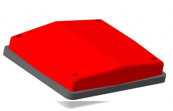 Фонарь задний красный 1.371.0-000 (IKARUS), комплект 10 шт.