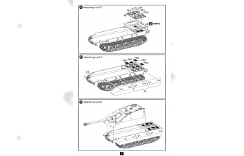 Сборная модель САУ Germany WWII E-100 Supper Heavy Jagdpanther