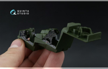 3D Декаль интерьера кабины AH-64A (Academy/Modelist) (малая версия)