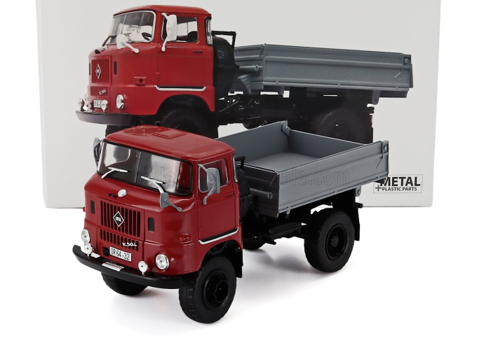IFA W50 Truck 2-assi (1965), Red Silver