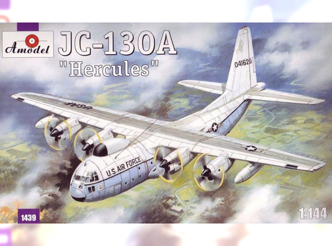 Сборная модель Американский самолет слежения за ракетами JC-130A "Hercules"