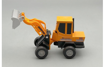 Колесный погрузчик с ковшом, оранжевый (вар.2)