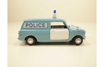 MINI Panel Van POLICE, Classic cars 1:43, белый с голубым