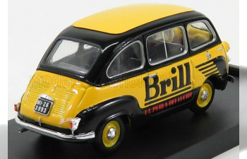 FIAT 600 MULTIPLA VEICOLO COMMERCIALE LUCIDO DA SCARPE BRILL (1956), YELLOW BLUE