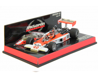 McLAREN Ford M23 British GP G. Villeneuve (1977), white / orange