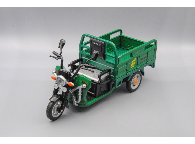 Трицикл электро (China POST), зелёный, 24 см