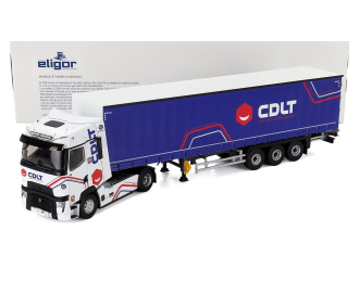 RENAULT T-line High Truck Telonato Cdlt Transports (2023), White Blue