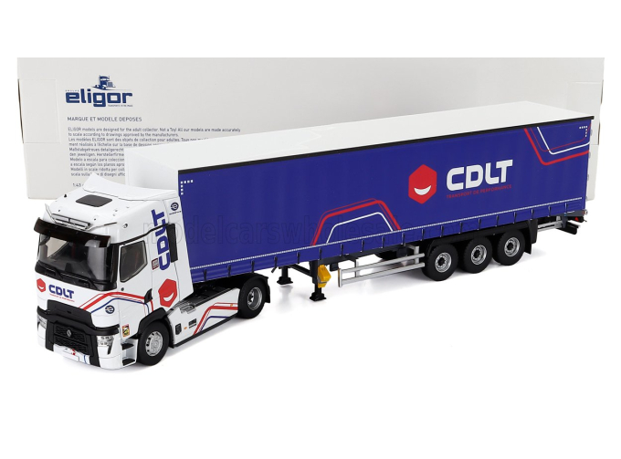 RENAULT T-line High Truck Telonato Cdlt Transports (2023), White Blue